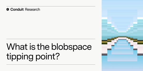 Blobs Are In Price Discovery. Could We Hit a Blobspace Tipping Point?