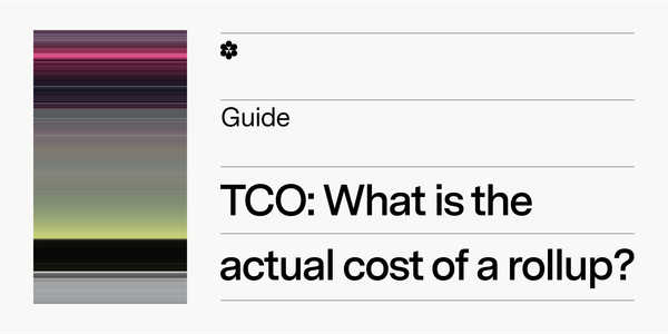 What Running a Rollup Actually Costs: Total Cost of Operations (TCO)